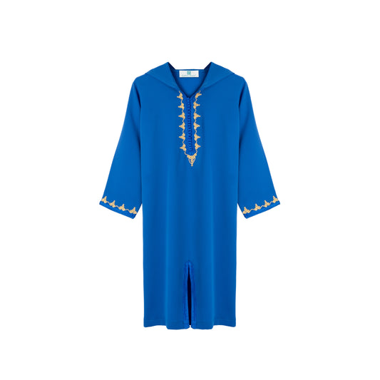 Caftan Nawal - Jellaba Bleu pour fille