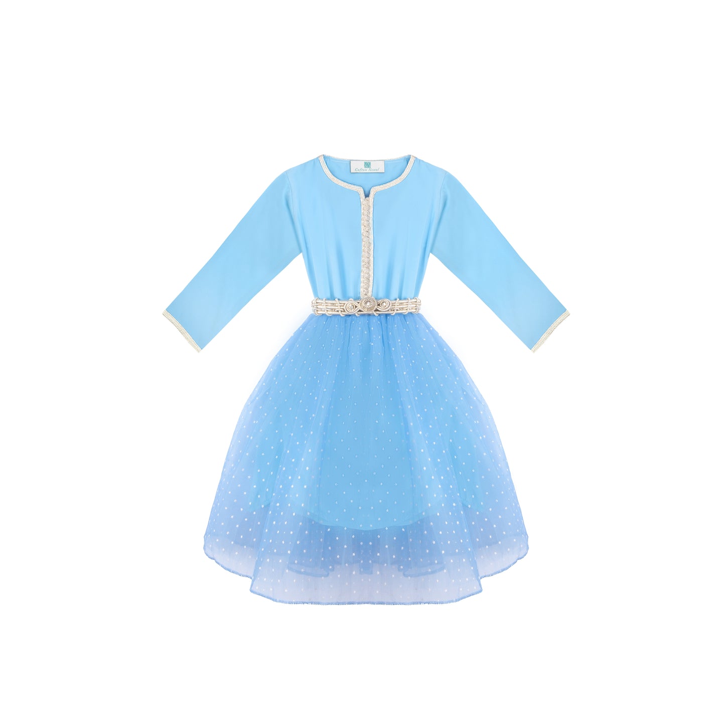 Caftan - Bleu étoile pour fille