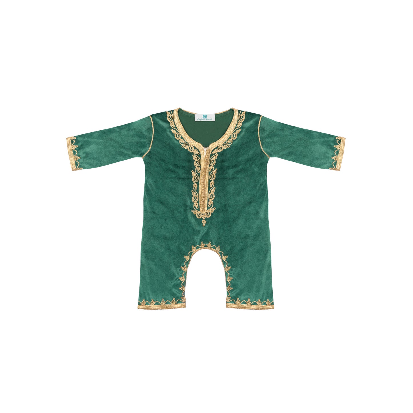 Grenouillère - Vert Royal pour bébé