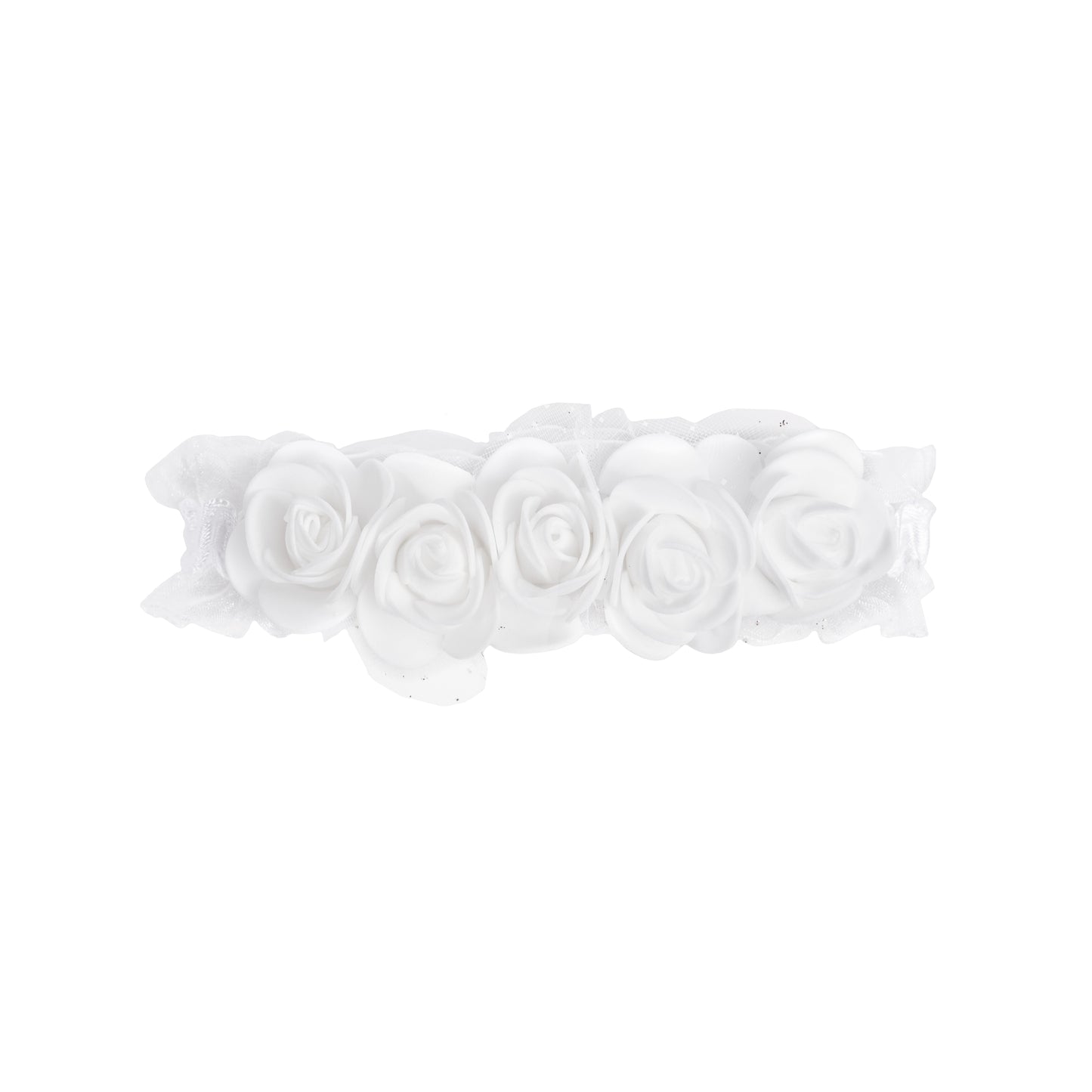 Bandeau - Blanc floral pour fille