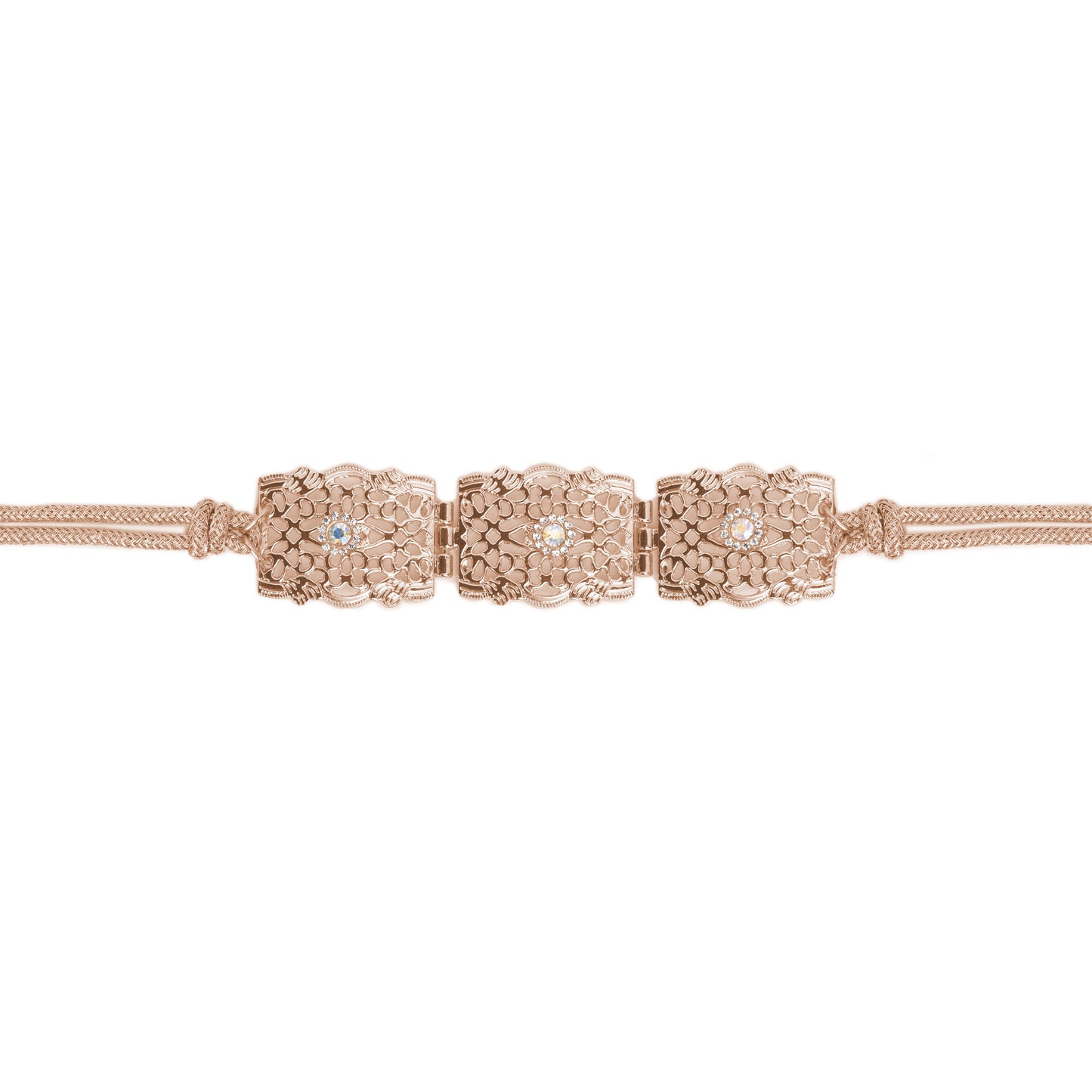 Ceinture - Mdamma Strass Bronzée