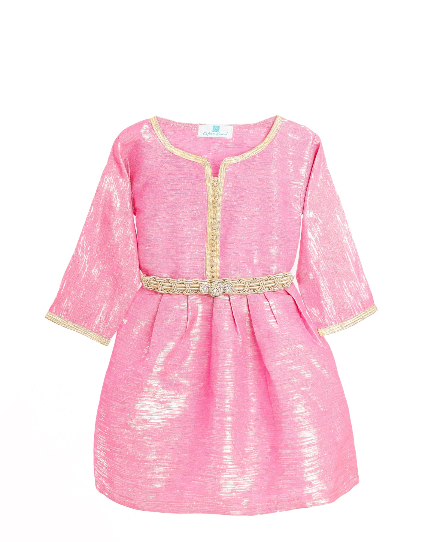 Caftan - Rose indien pour fille