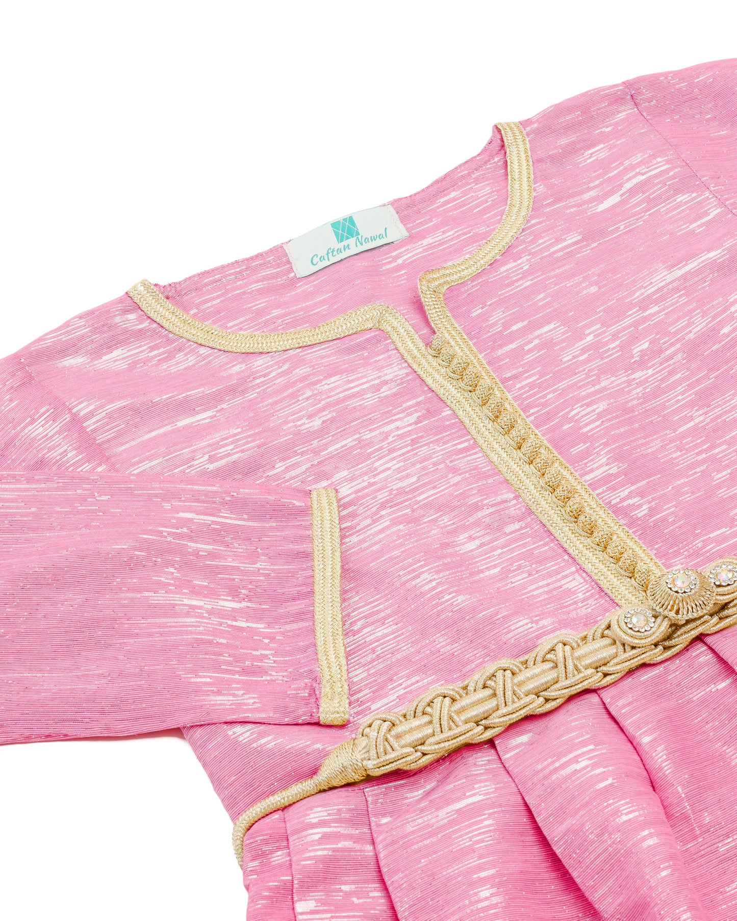 Caftan - Rose indien pour fille