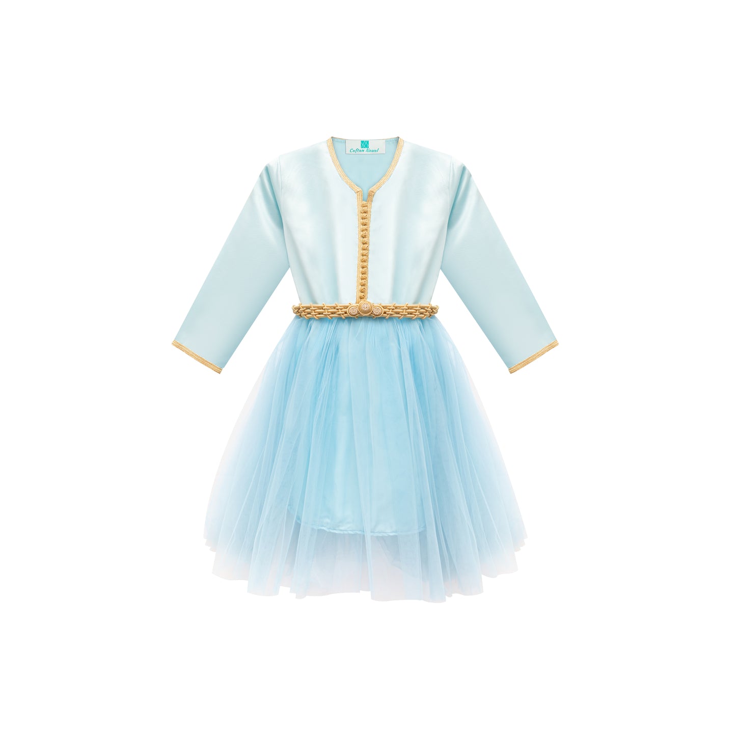 Caftan - Bleu clair pour fille